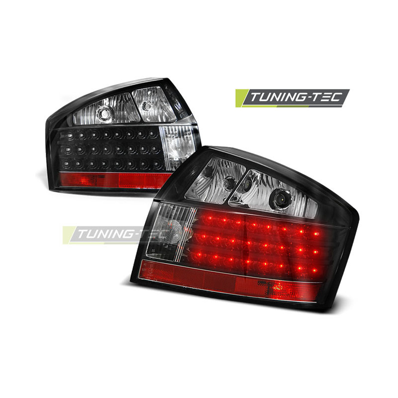 Fanali Posteriori LED Nero per Audi A4 10/2000-10/2004 (Cod. TT-LDAU28)