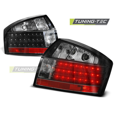 Fanali Posteriori LED Nero per Audi A4 10/2000-10/2004 (Cod. TT-LDAU28)