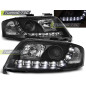 Fari Anteriori Luci Diurne Nero per Audi A6 05/1997-05/2001 (Cod. TT-LPAU38)