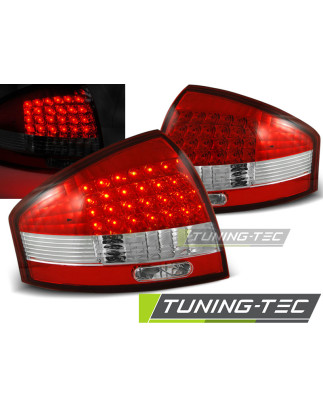 Fanali Posteriori LED Rosso/bianco per Audi A6 1997-2004 (Cod. TT-LDAU03)