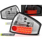 Fanali Posteriori LED Cromato per Audi A6 .05.04 Dal 05/1997 (Cod. TT-LDAU09)