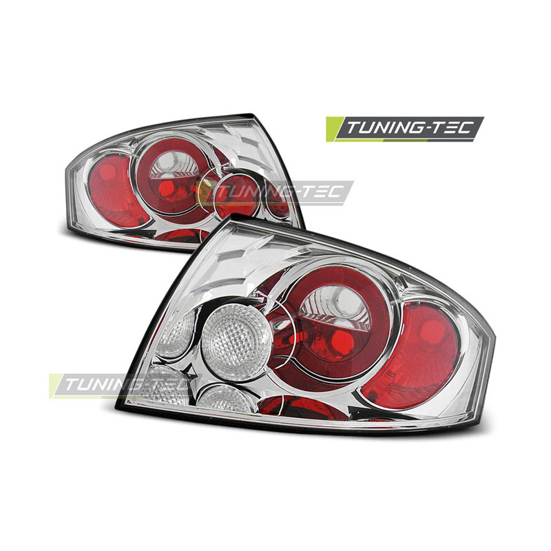 Fanali Posteriori Cromato per Audi Tt 1999-2006 (Cod. TT-LTAU09)
