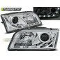 Fari Anteriori con Luci Diurne Luci Diurne Cromato per Volvo S40/V40 02/1996-12/2003 (Cod. TT-LPVO07
