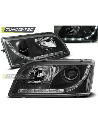 Fari Anteriori con Luci Diurne Luci Diurne Nero per Volvo S40/V40 02/1996-12/2003 (Cod. TT-LPVO08)
