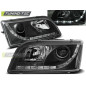 Fari Anteriori con Luci Diurne Luci Diurne Nero per Volvo S40/V40 02/1996-12/2003 (Cod. TT-LPVO08)