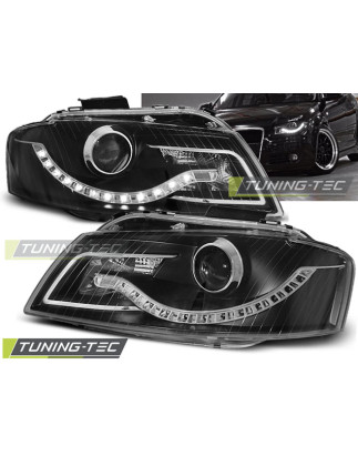 Fari Anteriori Luci Diurne Nero per Audi A3 8P 05/2003-03/2008 (Cod. TT-LPAU54)