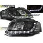 Fari Anteriori Luci Diurne Nero per Audi A3 8P 05/2003-03/2008 (Cod. TT-LPAU44)