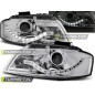 Fari Anteriori Luci Diurne Cromato per Audi A3 8P 05/2003-03/2008 (Cod. TT-LPAU53)