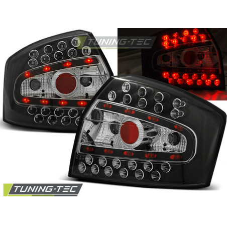 Fanali Posteriori LED Nero per Audi A4 8E 10/2000-10/2004 (Cod. TT-LDAU32)
