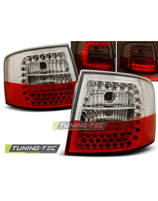 Fanali Posteriori LED Rosso/bianco per Audi A6 Avant 05/1997-05/2004 (Cod. TT-LDAU51)