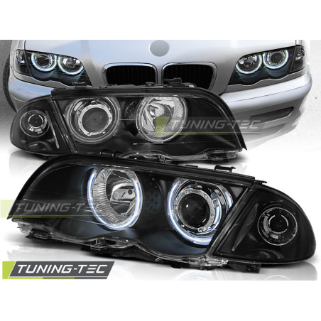 Fari Anteriori Angel Eyes per BMW E46 S/t 05/1998-08/2001 (Cod. TT-LPBM66)
