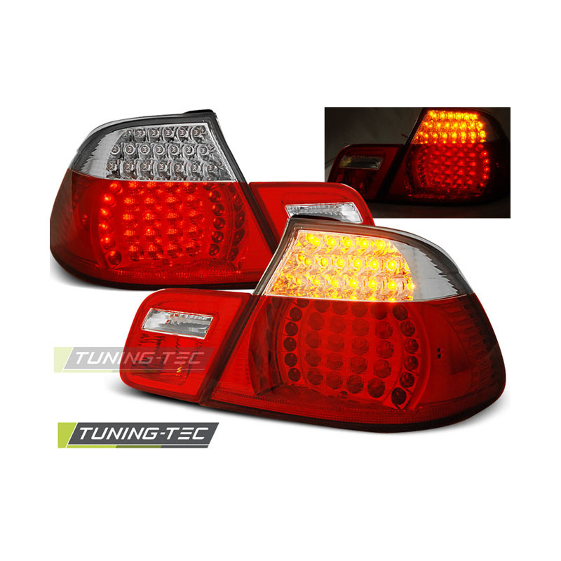 Fanali Posteriori LED Rosso/bianco per BMW E46 04/1999-03/2003 (Cod. TT-LDBM49)
