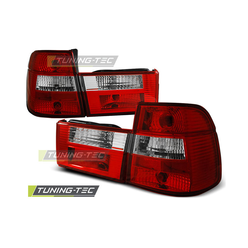 Fanali Posteriori Rosso/bianco per BMW E34 1991-1996 (Cod. TT-LTBM58)