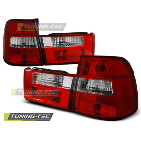 Fanali Posteriori Rosso/bianco per BMW E34 1991-1996 (Cod. TT-LTBM58)