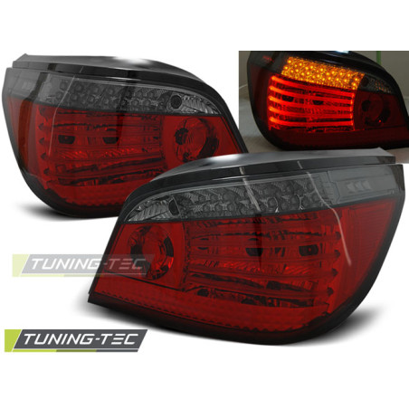 Fanali Posteriori LED Rosso Fumé per BMW Serie 5 E60 07/2003-2007 (Cod. TT-LDBM63)