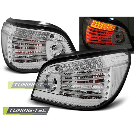 Fanali Posteriori LED Cromato per BMW Serie 5 E60 07/2003-2007 (Cod. TT-LDBM61)