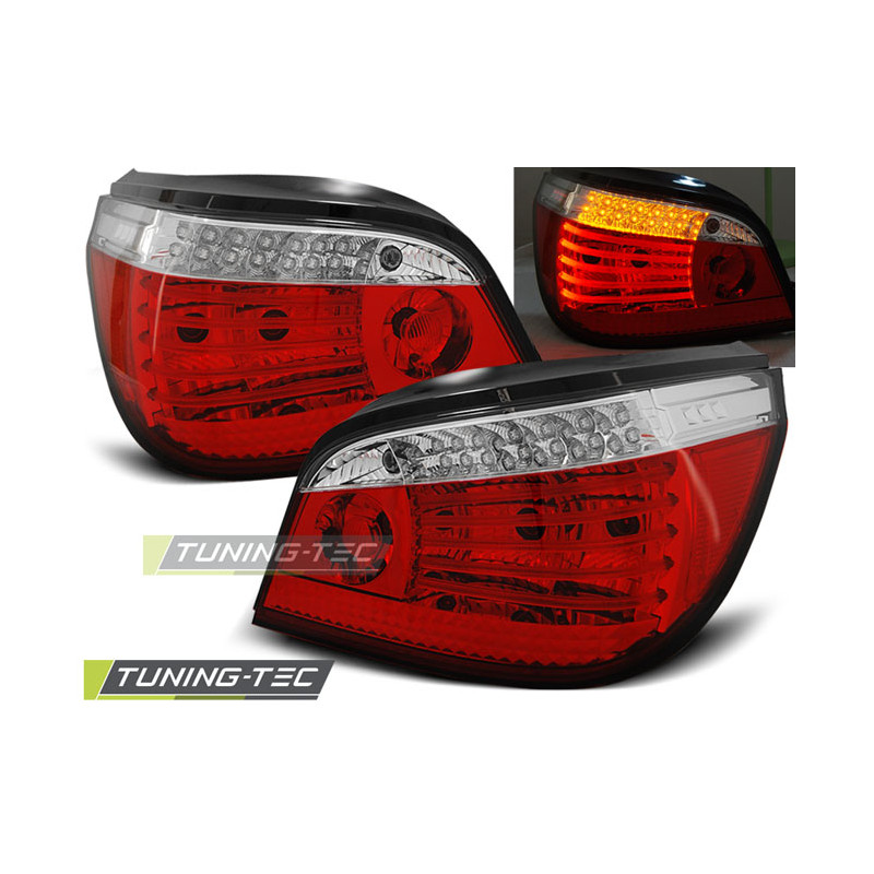 Fanali Posteriori LED Rosso/bianco per BMW Serie 5 E60 07/2003-2007 (Cod. TT-LDBM62)