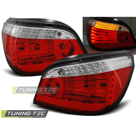 Fanali Posteriori LED Rosso/bianco per BMW Serie 5 E60 07/2003-2007 (Cod. TT-LDBM62)