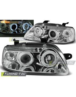 Fari Anteriori Angel Eyes per Chevrolet Aveo 2003-2006 (Cod. TT-LPCT01)