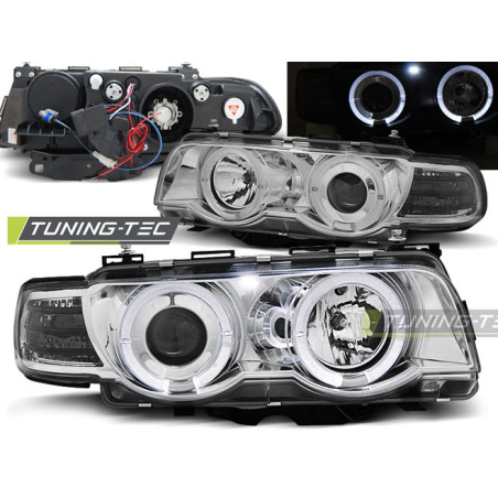 Fari Anteriori Angel Eyes per BMW E38 09/1998-07/2001 (Cod. TT-LPBM73)