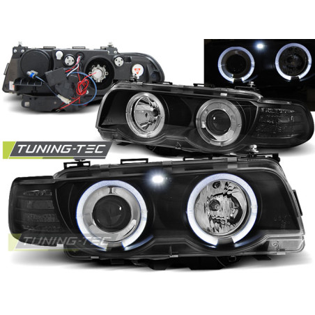 Fari Anteriori Angel Eyes per BMW E38 09/1998-07/2001 (Cod. TT-LPBM74)