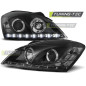 Fari Anteriori con Luci Diurne Luci Diurne Nero per Kia Ceed 09/2006-08/2009 (Cod. TT-LPKI02)