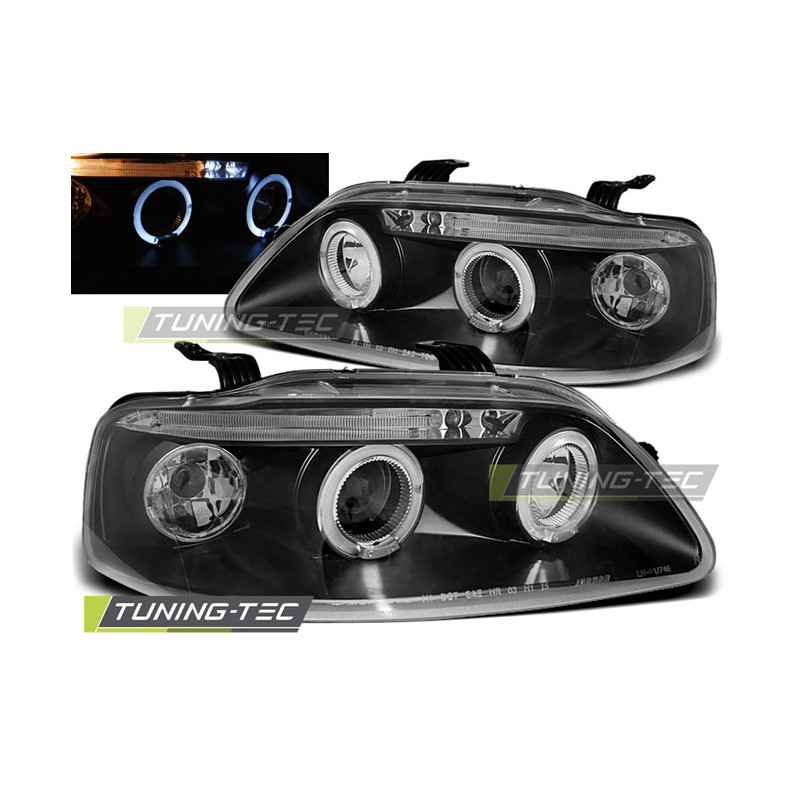 Fari Anteriori Angel Eyes per Chevrolet Aveo 2003-2006 (Cod. TT-LPCT02) Fari Anteriori Angel Eyes per Chevrolet Aveo 2003-2006 (Cod. TT-LPCT02)