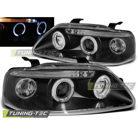 Fari Anteriori Angel Eyes per Chevrolet Aveo 2003-2006 (Cod. TT-LPCT02)