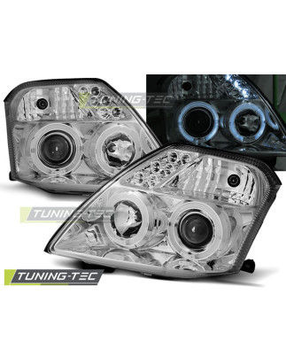 Fari Anteriori Angel Eyes per Citroën C2 09/2003-2010 (Cod. TT-LPCI07)