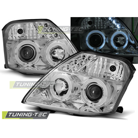 Fari Anteriori Angel Eyes per Citroën C2 09/2003-2010 (Cod. TT-LPCI07)
