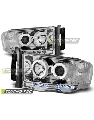 Fari Anteriori Angel Eyes per Dodge Ram 2002-2006 (Cod. TT-LPDO03)