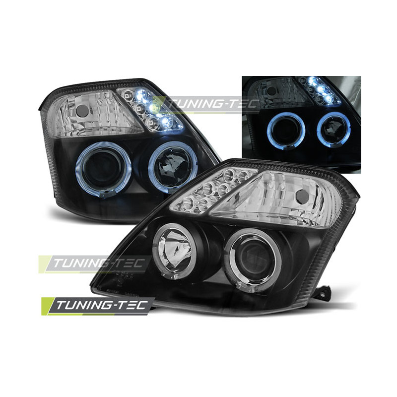 Fari Anteriori Angel Eyes per Citroën C2 09/2003-2010 (Cod. TT-LPCI08)