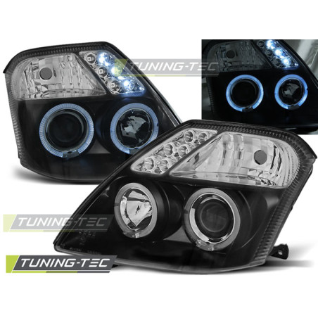 Fari Anteriori Angel Eyes per Citroën C2 09/2003-2010 (Cod. TT-LPCI08)