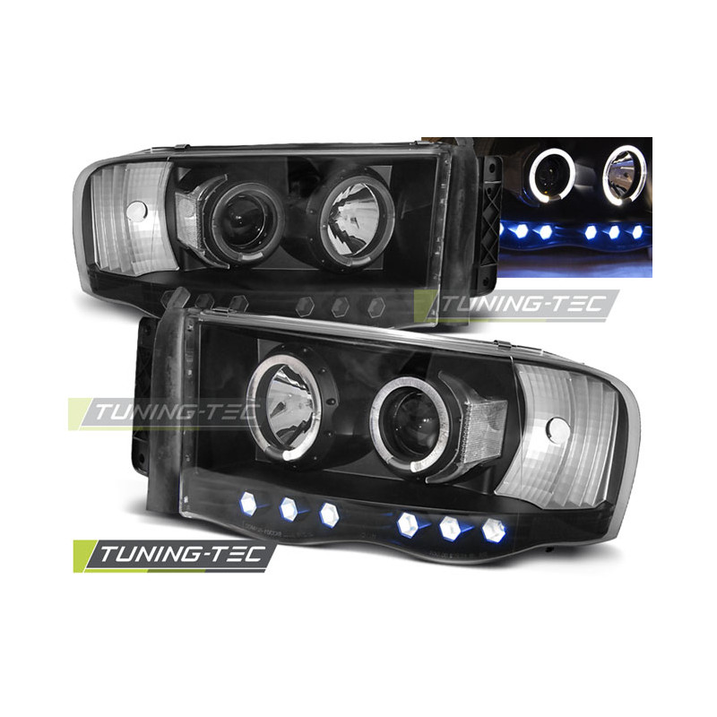 Fari Anteriori Angel Eyes per Dodge Ram 2002-2006 (Cod. TT-LPDO04)