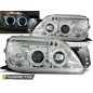 Fari Anteriori Angel Eyes per Ford Fiesta Mk5 09/1999-04/2002 (Cod. TT-LPFO26)
