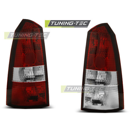 Fanali Posteriori Rosso/bianco per Ford Focus 1 Tournier 10/1998-10/2004 (Cod. TT-LTFO11)