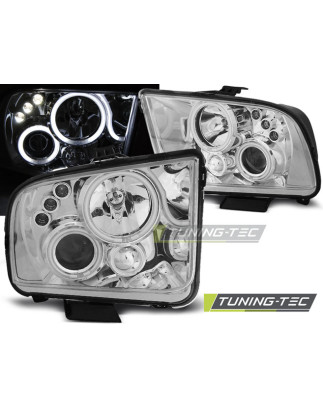 Fari Anteriori Angel Eyes per Ford Mustang 2004-2009 (Cod. TT-LPFO30)