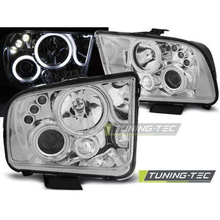 Fari Anteriori Angel Eyes per Ford Mustang 2004-2009 (Cod. TT-LPFO30)