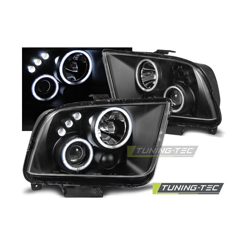 Fari Anteriori Angel Eyes per Ford Mustang 2004-2009 (Cod. TT-LPFO31)