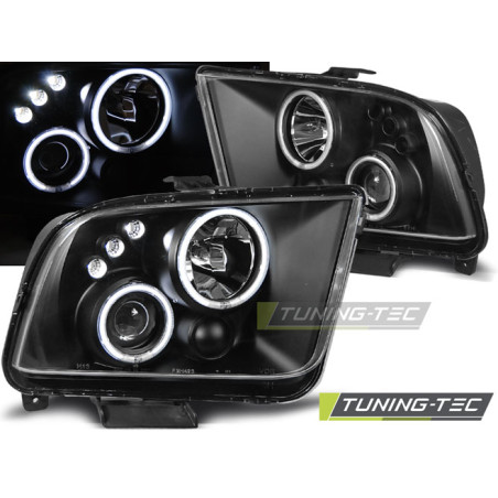 Fari Anteriori Angel Eyes per Ford Mustang 2004-2009 (Cod. TT-LPFO31)