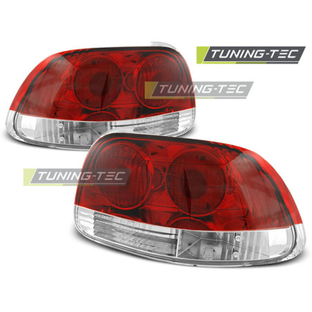 Fanali Posteriori Rosso/bianco per Honda Crx Del Sol 03/1992-1997 (Cod. TT-LTHO18)