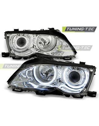 Fari Anteriori Angel Eyes per BMW E46 09/2001-03/2005 (Cod. TT-LPBM31)
