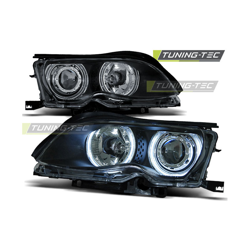 Fari Anteriori Angel Eyes per BMW E46 09/2001-03/2005 (Cod. TT-LPBM32)