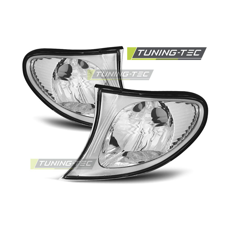 Indicatori Anteriori Cromato per BMW E46 09/2001-03/2005 (Cod. TT-KPBM23)