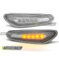 Indicatori Laterali LED Cromato per BMW E46 09/2001-03/2005 (Cod. TT-KBBM12)