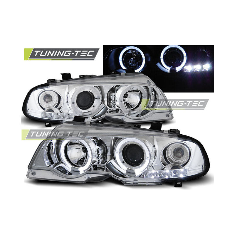 Fari Anteriori Angel Eyes per BMW E46 04/1999-03/2003 (Cod. TT-LPBM48)