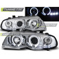Fari Anteriori Angel Eyes per BMW E46 04/1999-03/2003 (Cod. TT-LPBM48)