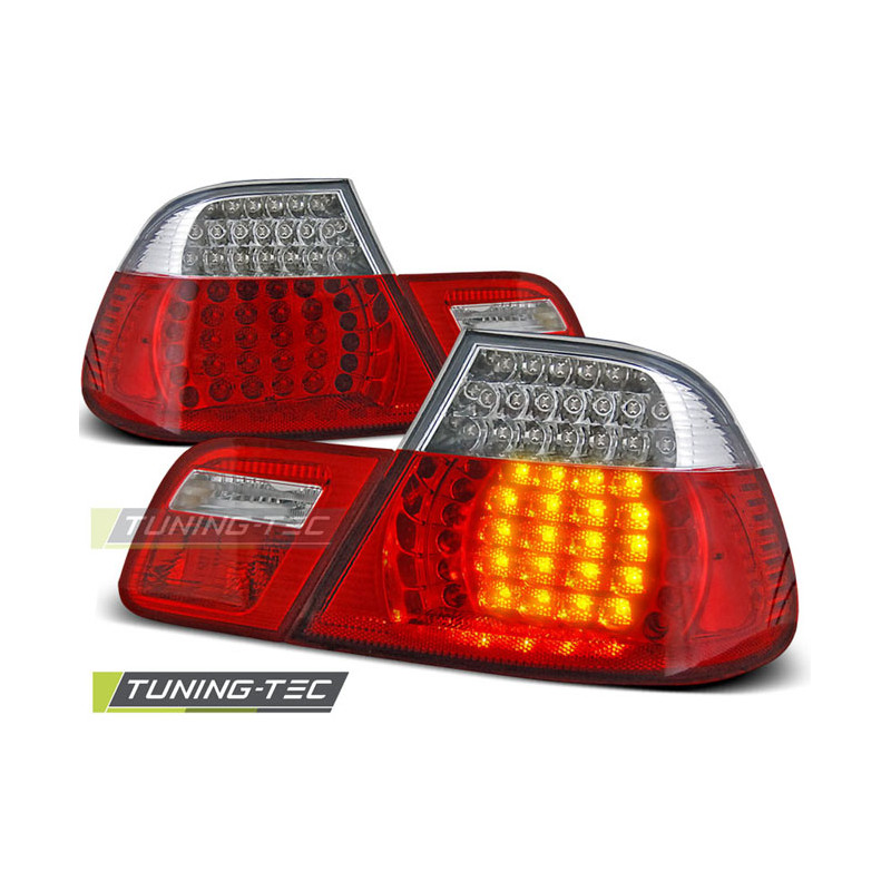 Fanali Posteriori LED Rosso/bianco per BMW E46 04/1999-03/2003 (Cod. TT-LDBM08)