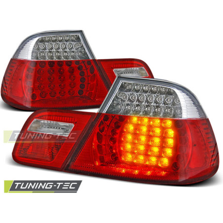 Fanali Posteriori LED Rosso/bianco per BMW E46 04/1999-03/2003 (Cod. TT-LDBM08)