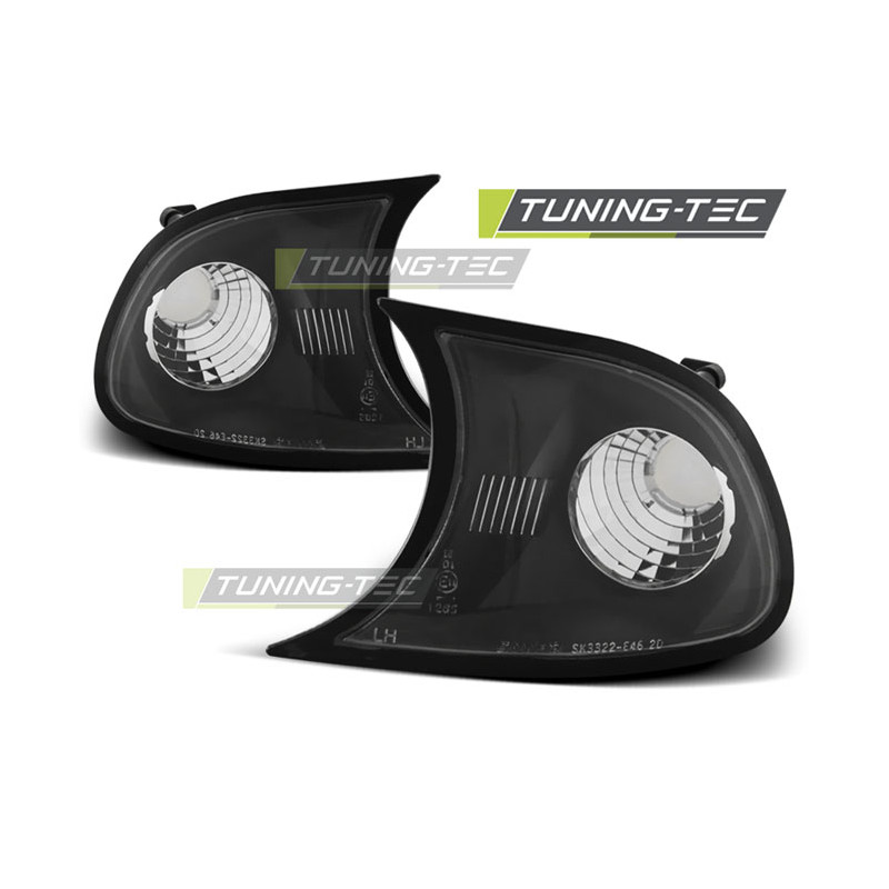 Indicatori Anteriori Nero per BMW E46 09/2001-03/2003 (Cod. TT-KPBM20)